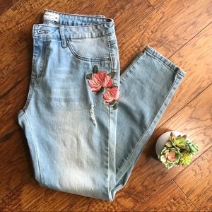 Angel Kiss Distressed Denim Jeans